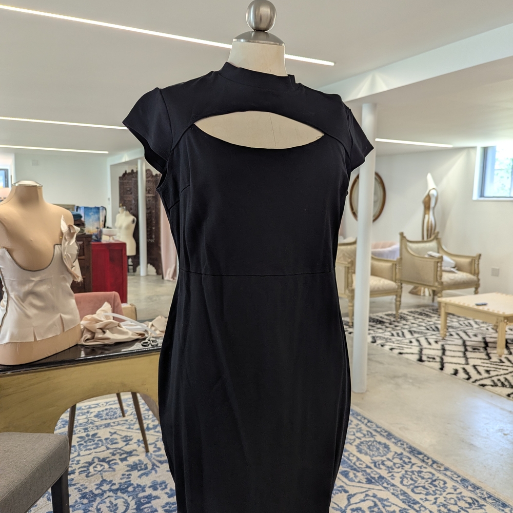 Charlotte Russe Black Cutout Mini Dress
